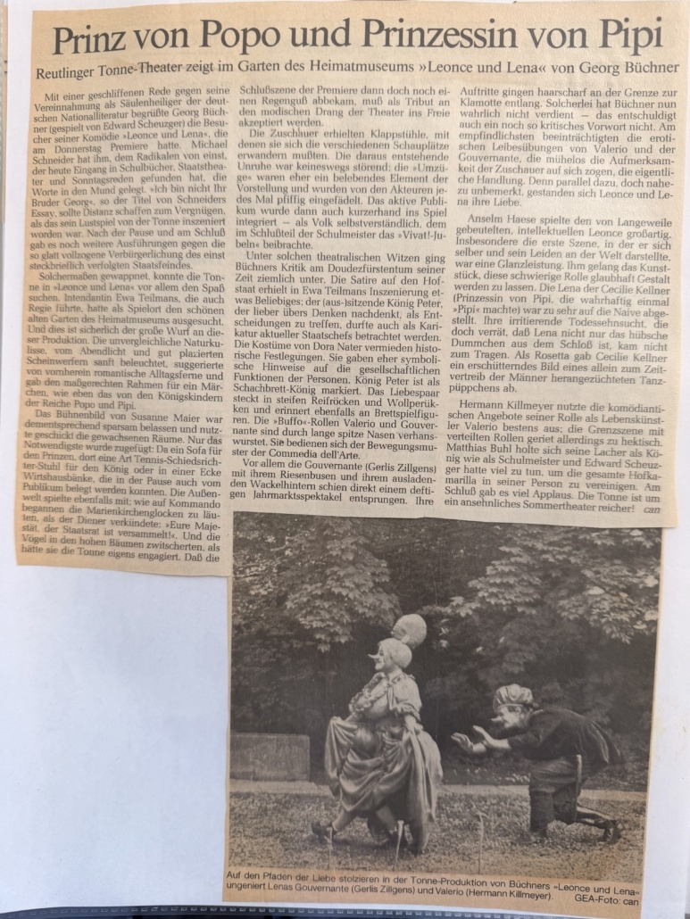Hermann Killmeyer als Valerio